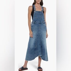 Wash Lab cute Denim jumper dress size s NEW